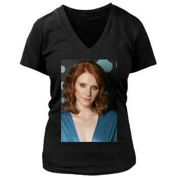 Bryce Dallas Howard Women's Deep V-Neck TShirt