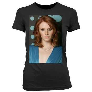 Bryce Dallas Howard Women's Junior Cut Crewneck T-Shirt