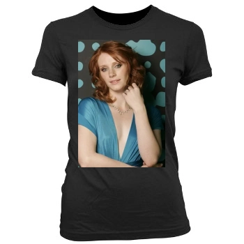 Bryce Dallas Howard Women's Junior Cut Crewneck T-Shirt