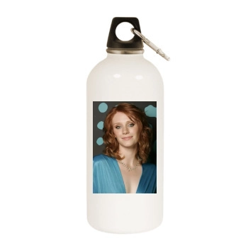 Bryce Dallas Howard White Water Bottle With Carabiner