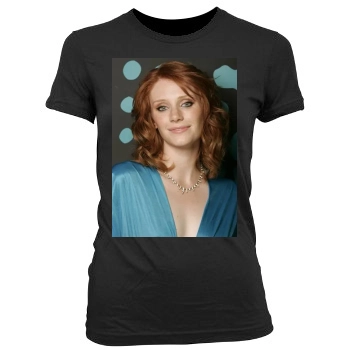 Bryce Dallas Howard Women's Junior Cut Crewneck T-Shirt