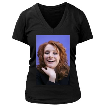 Bryce Dallas Howard Women's Deep V-Neck TShirt