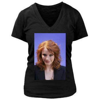 Bryce Dallas Howard Women's Deep V-Neck TShirt