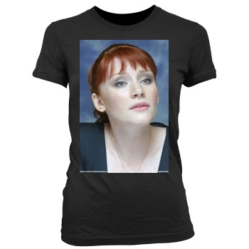 Bryce Dallas Howard Women's Junior Cut Crewneck T-Shirt