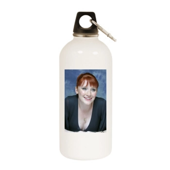 Bryce Dallas Howard White Water Bottle With Carabiner