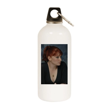 Bryce Dallas Howard White Water Bottle With Carabiner