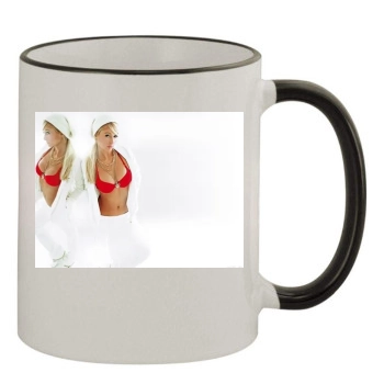 Paris Hilton 11oz Colored Rim & Handle Mug