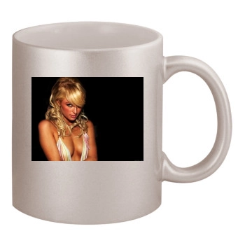 Paris Hilton 11oz Metallic Silver Mug