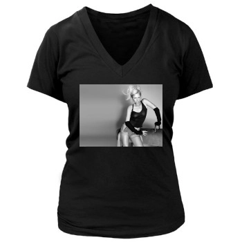 Paris Hilton Women's Deep V-Neck TShirt