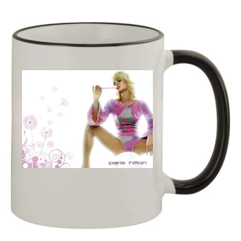 Paris Hilton 11oz Colored Rim & Handle Mug