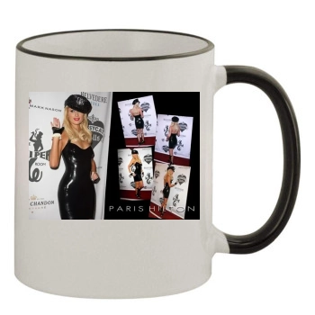 Paris Hilton 11oz Colored Rim & Handle Mug