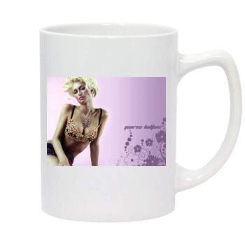 Paris Hilton 14oz White Statesman Mug