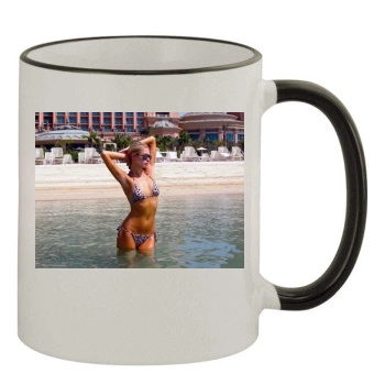 Paris Hilton 11oz Colored Rim & Handle Mug