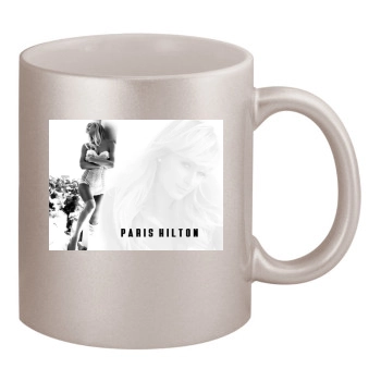 Paris Hilton 11oz Metallic Silver Mug