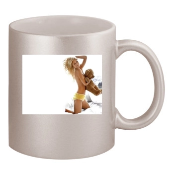 Paris Hilton 11oz Metallic Silver Mug