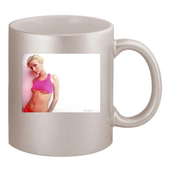 Paris Hilton 11oz Metallic Silver Mug