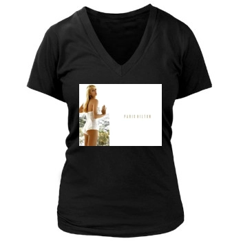 Paris Hilton Women's Deep V-Neck TShirt