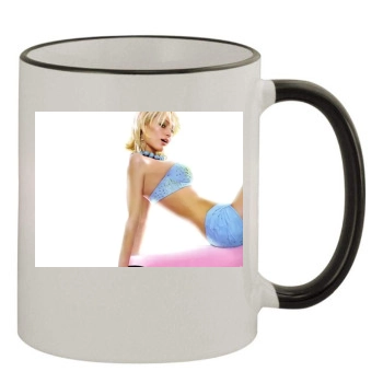 Paris Hilton 11oz Colored Rim & Handle Mug