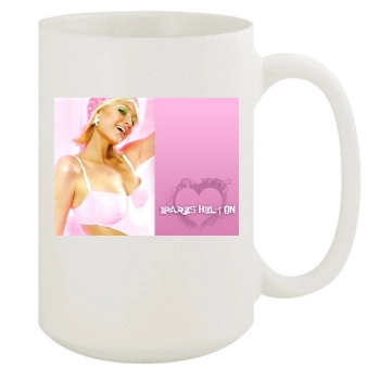 Paris Hilton 15oz White Mug