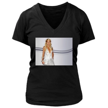 Paris Hilton Women's Deep V-Neck TShirt