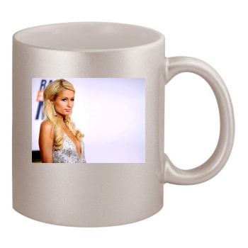 Paris Hilton 11oz Metallic Silver Mug