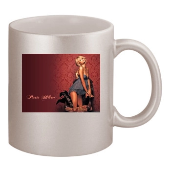 Paris Hilton 11oz Metallic Silver Mug