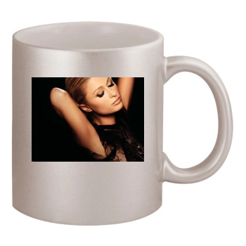 Paris Hilton 11oz Metallic Silver Mug