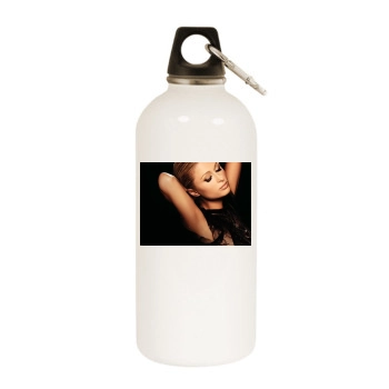 Paris Hilton White Water Bottle With Carabiner