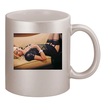 Paris Hilton 11oz Metallic Silver Mug