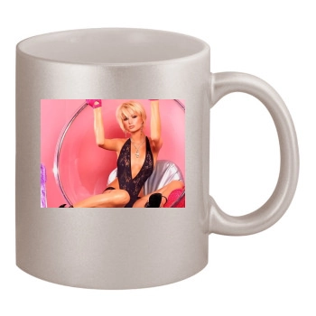 Paris Hilton 11oz Metallic Silver Mug