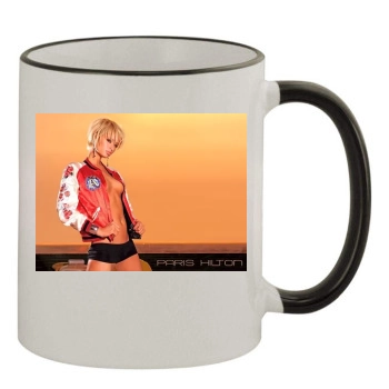 Paris Hilton 11oz Colored Rim & Handle Mug