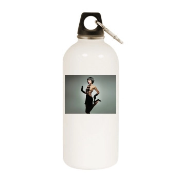 Paris Hilton White Water Bottle With Carabiner