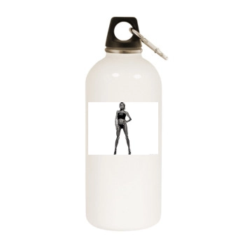 Paris Hilton White Water Bottle With Carabiner