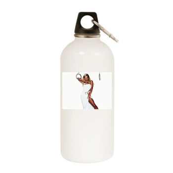 Paris Hilton White Water Bottle With Carabiner