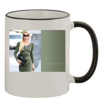 Paris Hilton 11oz Colored Rim & Handle Mug