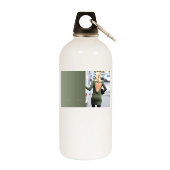 Paris Hilton White Water Bottle With Carabiner