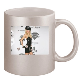 Paris Hilton 11oz Metallic Silver Mug