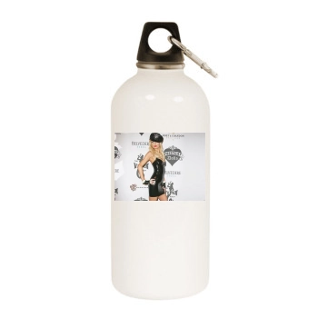 Paris Hilton White Water Bottle With Carabiner