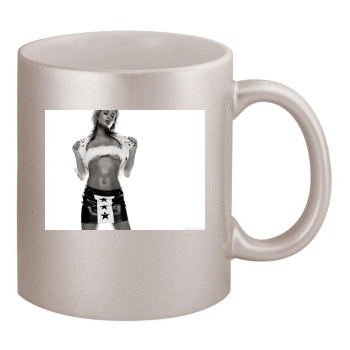 Paris Hilton 11oz Metallic Silver Mug