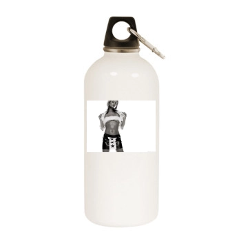 Paris Hilton White Water Bottle With Carabiner