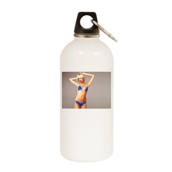 Paris Hilton White Water Bottle With Carabiner