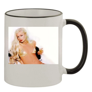 Paris Hilton 11oz Colored Rim & Handle Mug