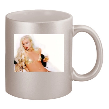 Paris Hilton 11oz Metallic Silver Mug