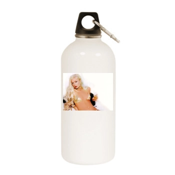 Paris Hilton White Water Bottle With Carabiner