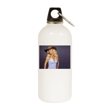 Paris Hilton White Water Bottle With Carabiner