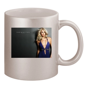 Paris Hilton 11oz Metallic Silver Mug