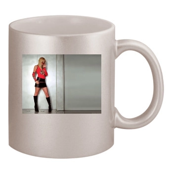 Paris Hilton 11oz Metallic Silver Mug