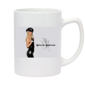 Paris Hilton 14oz White Statesman Mug