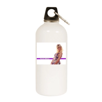 Paris Hilton White Water Bottle With Carabiner