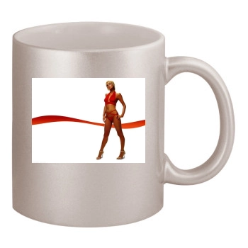 Paris Hilton 11oz Metallic Silver Mug